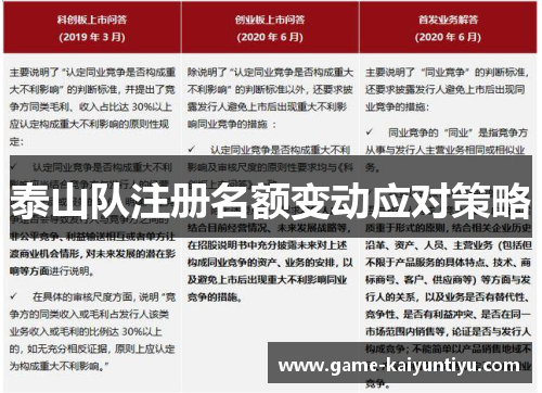 泰山队注册名额变动应对策略 泰山队注册名额变动应对策略
